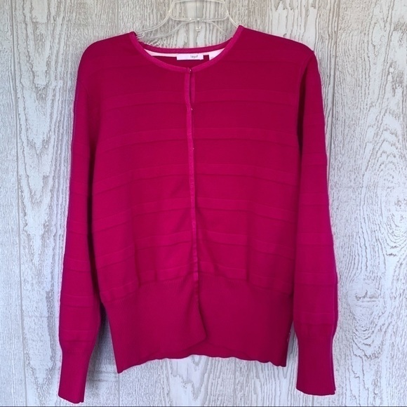 LIZGOLF Cardigan Sweater - Fuschia - Picture 8 of 8